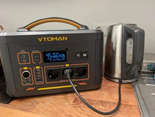 VTOMAN Jump 2200 Powerstation Wasserkocher Test VTOMAN Jump 2200 Powerstation Wasserkocher Test