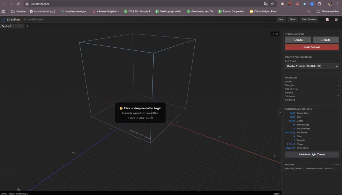 3D Splitter Homescreen A1 Mini
