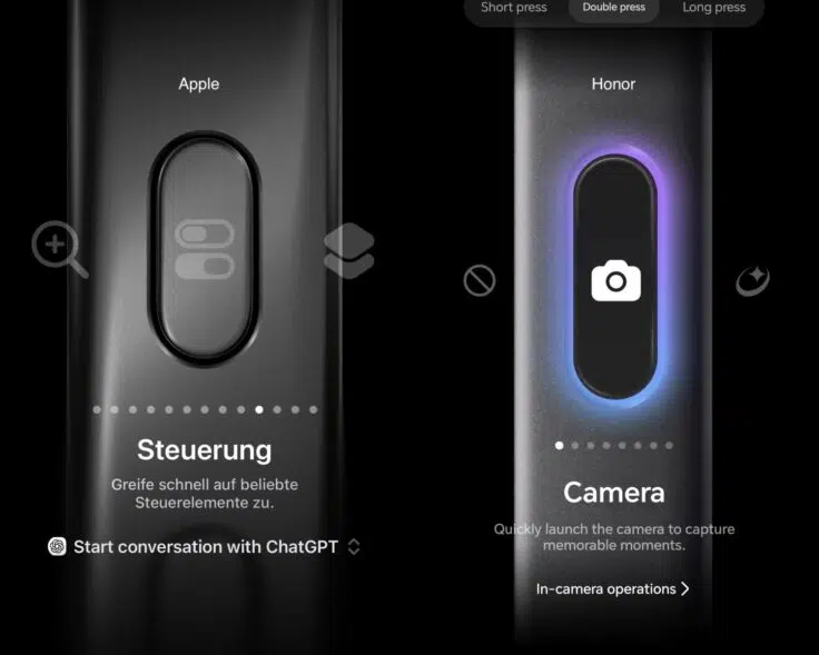 Apple vs Honor AI Taste