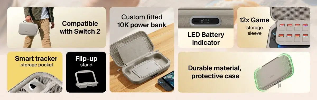 Belkin Nintendo Switch 2 Charging Case Pro mit Powerbank 3 Belkin Nintendo Switch 2 Charging Case Pro mit Powerbank 3