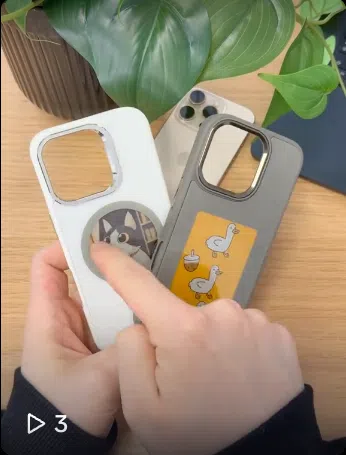 Display-Hülle Eckig