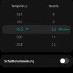 COSORI ICONIC App Einstellungen