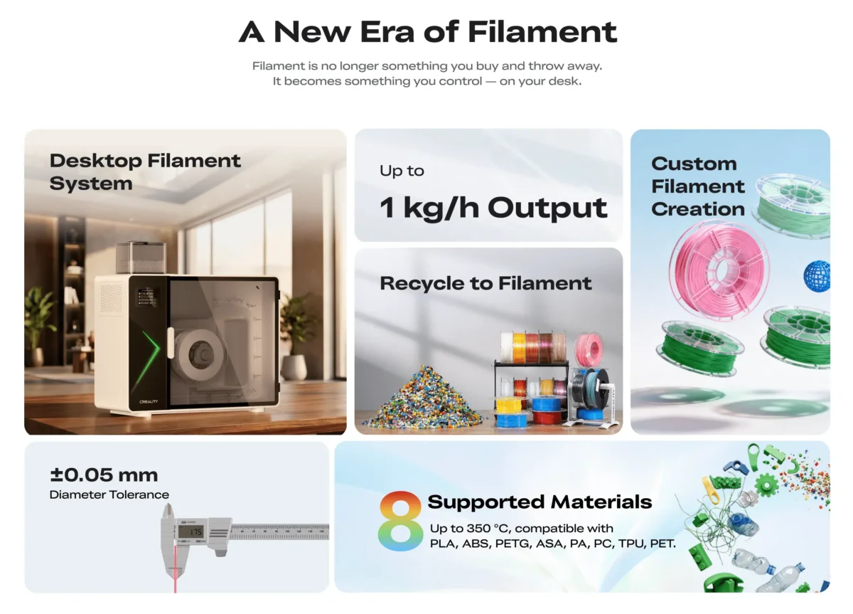 Creality M1R1 Filament Recycler Features e1769771902420 Creality M1R1 Filament Recycler Features e1769771902420