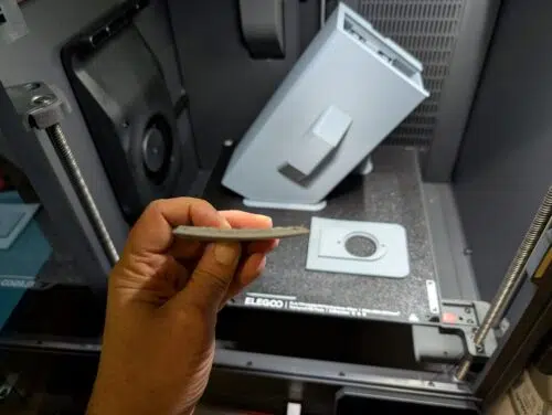 Elegoo Centauri Carbon 2  ABS Staubbehaelter Warping1