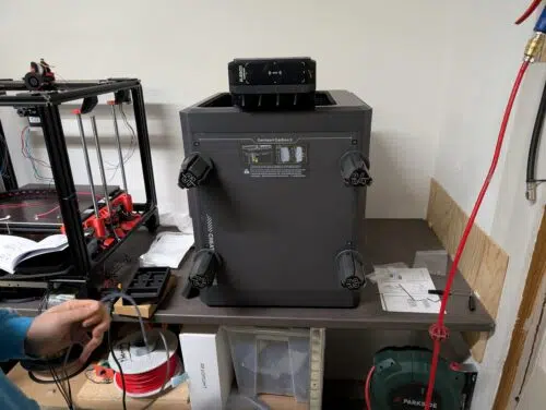 Elegoo Centauri Carbon 2  Aufbau Spulenhalter