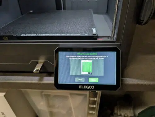 Elegoo Centauri Carbon 2  Einrichtung1