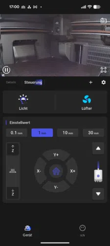 Elegoo Centauri Carbon 2  Matrix App Webcam und Steuerung