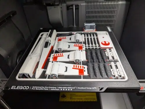 Elegoo Centauri Carbon 2  X Wing Bausatz1