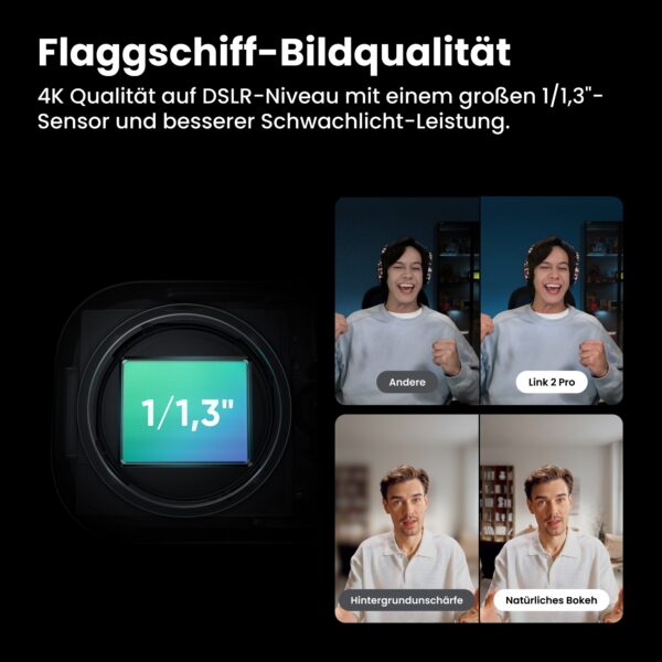 Insta360 Link 2 Pro  2C Pro Bildqualitaet