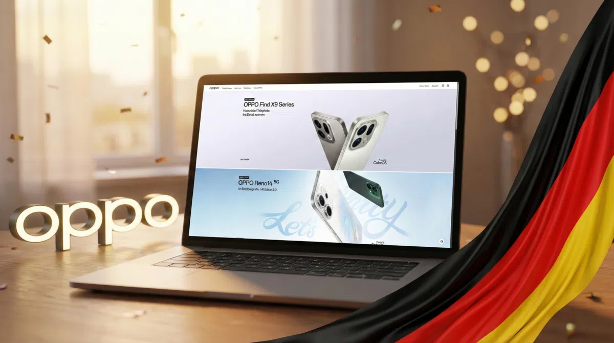 OPPO mit eigenem Shop zurück in Deutschland! Header
