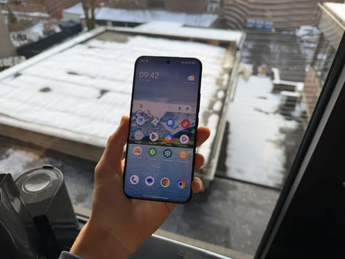 POCO M8 Pro 5G Smartphone in Hand