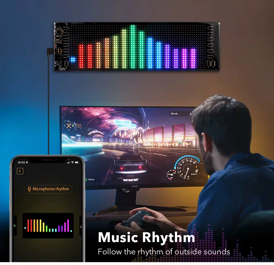 Pixel LED Streifen Musik