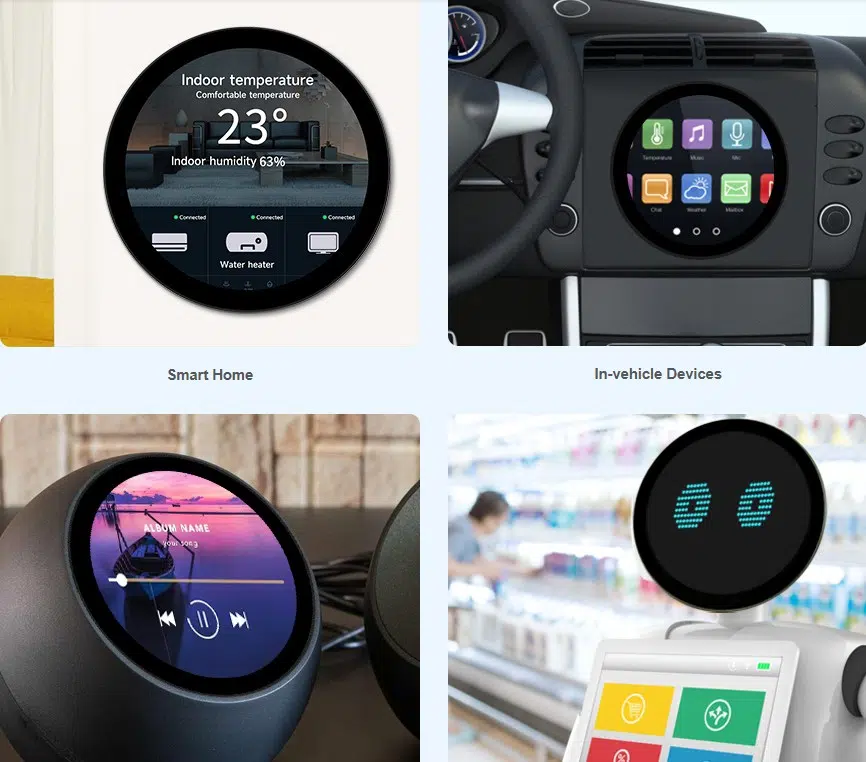 7inch 1080x1080 LCD Anwendungsbeispiele 1 7inch 1080x1080 LCD Anwendungsbeispiele 1