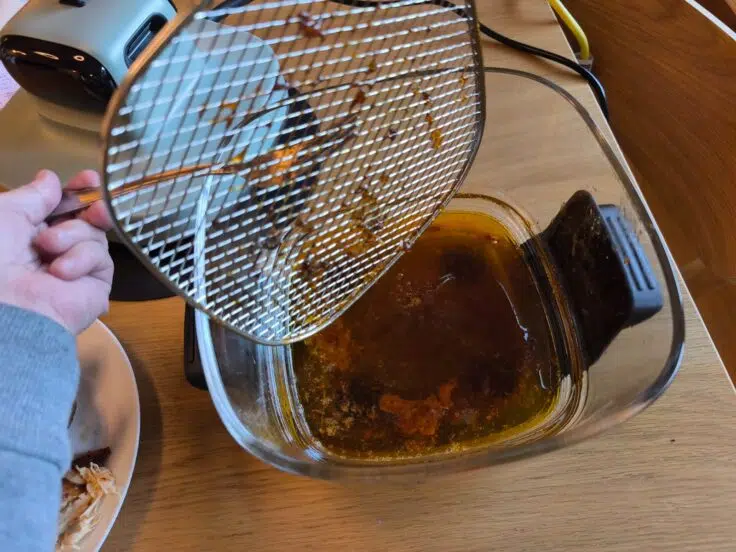 Dreame Tasti Air Fryer Dampf Funktion Abtropfen