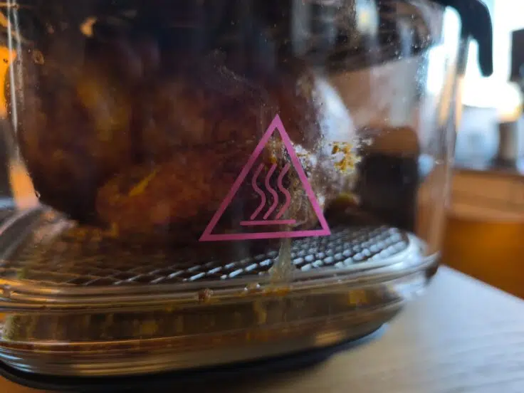 Dreame Tasti Air Fryer Hitzesticker