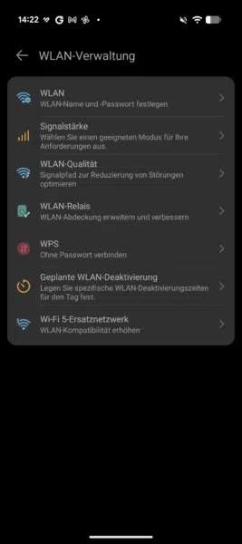 Huawei WiFi Mesh X3 Pro WiFi Verwaltung Huawei WiFi Mesh X3 Pro WiFi Verwaltung