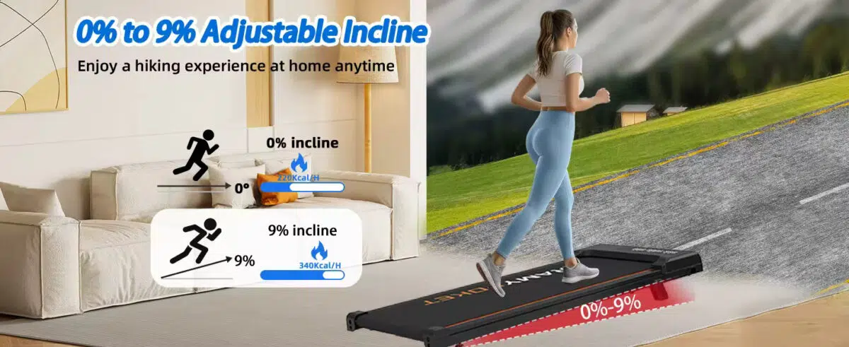 Ramypocket Walkingpad Steigung