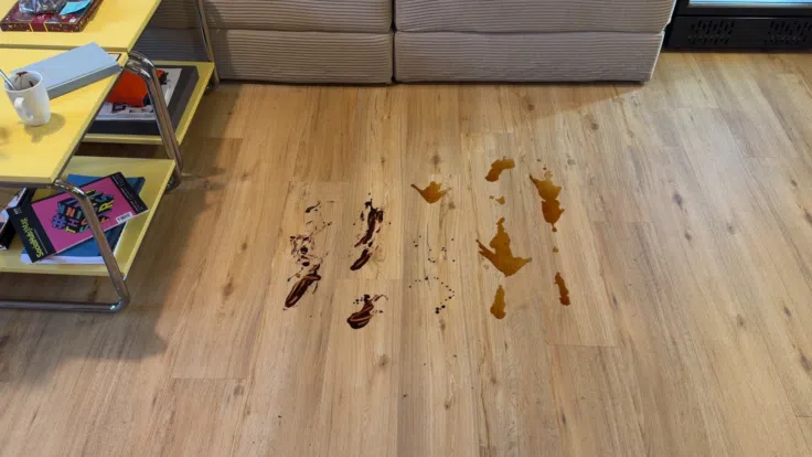 Roborock Qrevo Curv 2 Flow Wischen vorher Roborock Qrevo Curv 2 Flow Wischen vorher