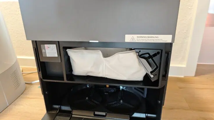 Roborock Saros 20 Absaugsation