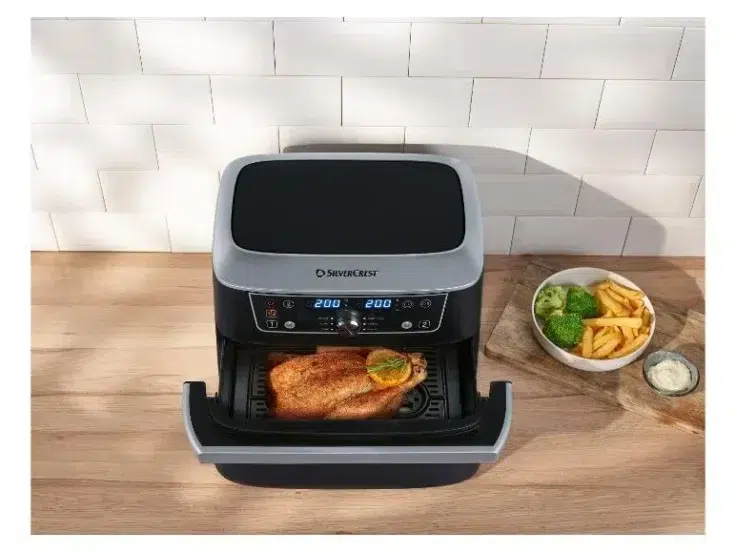 Silvercrest Ultrazone Airfryer oben Ansicht