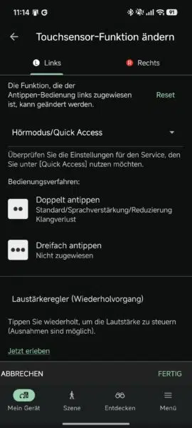 Sony LinkBuds Clip App Steuerung Sony LinkBuds Clip App Steuerung