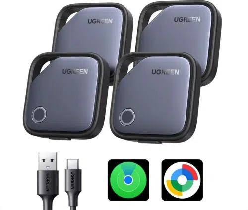UGREEN FineTrack Duo: AirTag-Alternative für Apple & Android – 4 Stk. für 28,47€