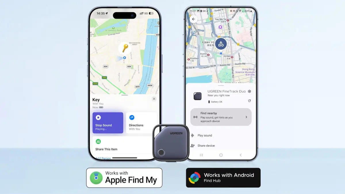 UGREEN FineTrack Duo Dual System Apple und Android UGREEN FineTrack Duo Dual System Apple und Android