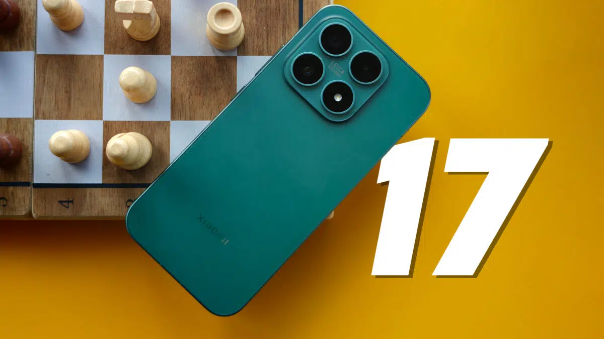 Xiaomi 17 Smartphone Design Banner