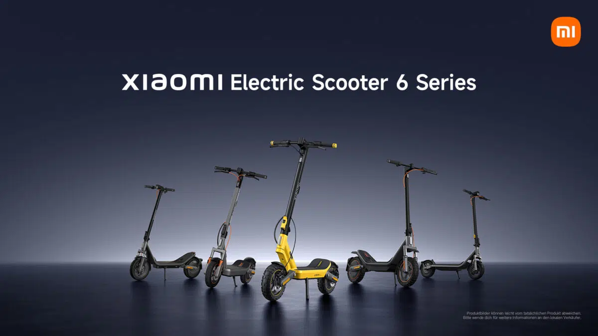 Xiaomi Electric Scooter 6 Series ÜBersicht