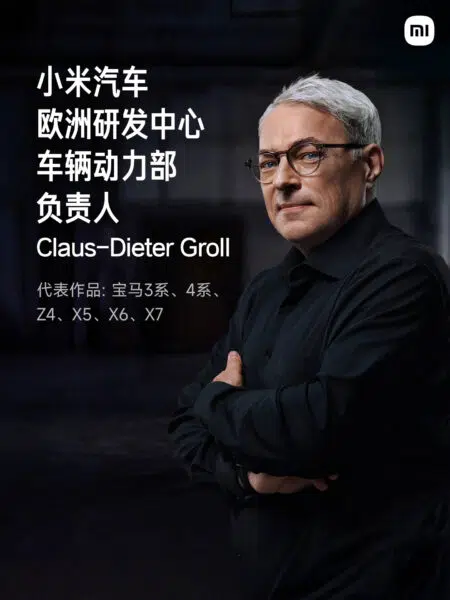 Xiaomi YU7 GT Claus Dieter Groll