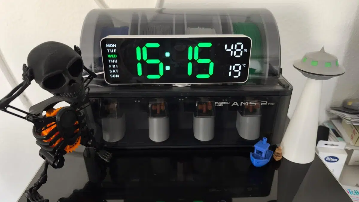 digitale Wanduhr auf 3D Drucker digitale Wanduhr auf 3D Drucker