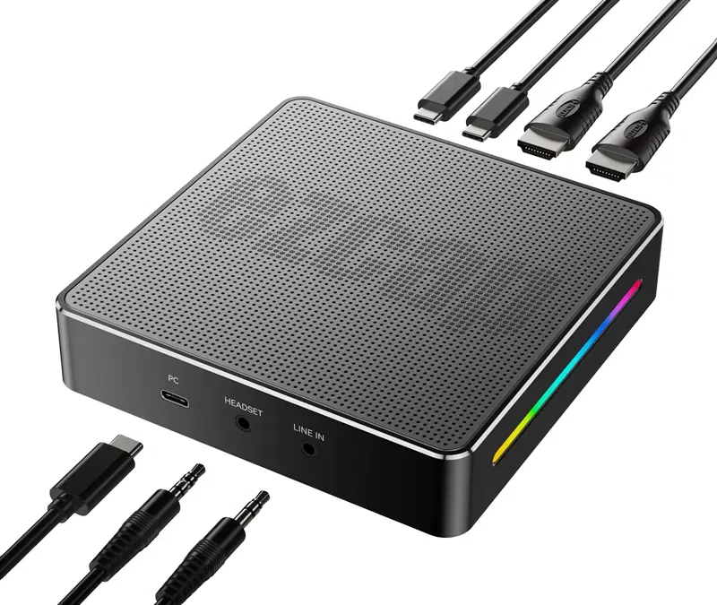 ezcap404 GameDock Extreme DP Pro mit Kabeln ezcap404 GameDock Extreme DP Pro mit Kabeln