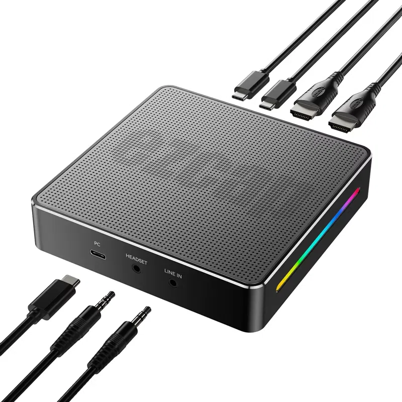 ezcap404 GameDock Extreme DP Pro mit Kabeln ezcap404 GameDock Extreme DP Pro mit Kabeln