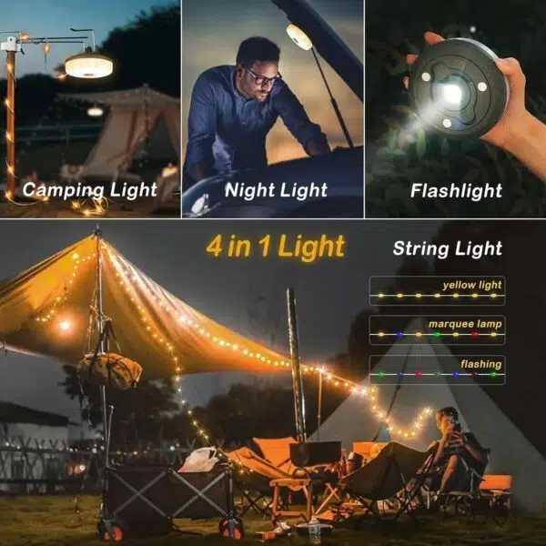 4 in 1 Campinglicht