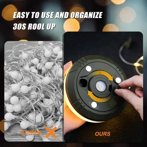 4 in 1 Campinglicht Lichterkette