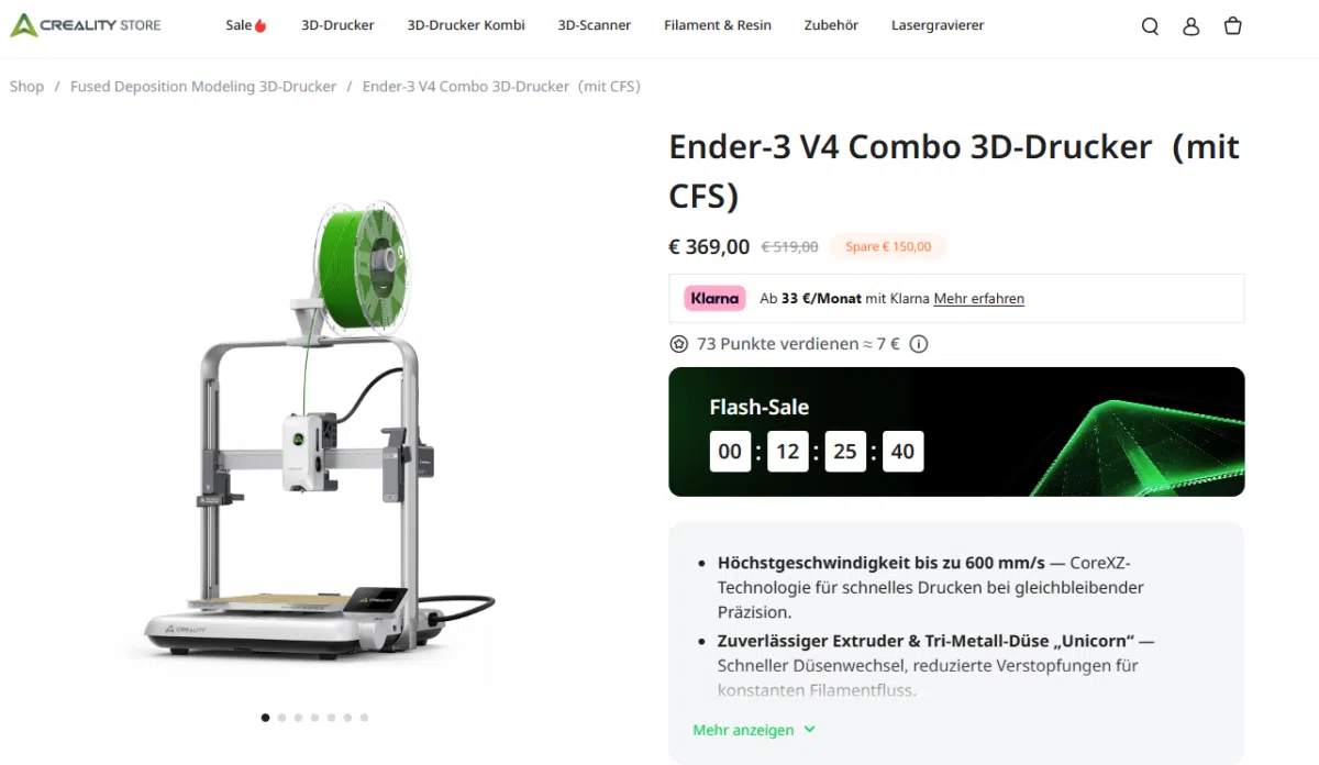 Ender 33 V4 Creality Shop