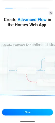 Homey Pro Test App Advavnced Flows Einstieg