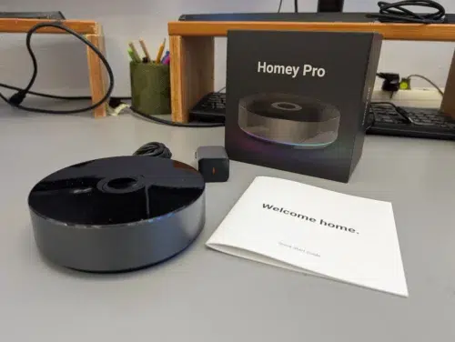 Homey Pro Test Lieferumfang