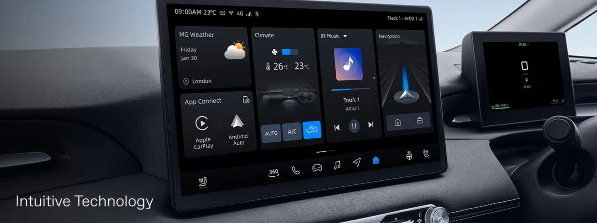 MG4 EV Urban Website Text  Image Modules Desktop Intuitive Technology 1600x600