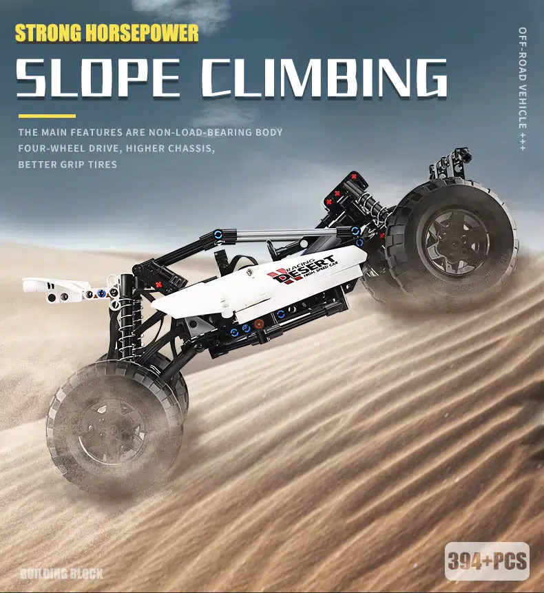 Mould King Desert Buggy Seitenprofil Mould King Desert Buggy Seitenprofil