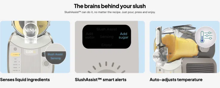 Ninja Slushi Smart SlushAssist Technology Ninja Slushi Smart SlushAssist Technology