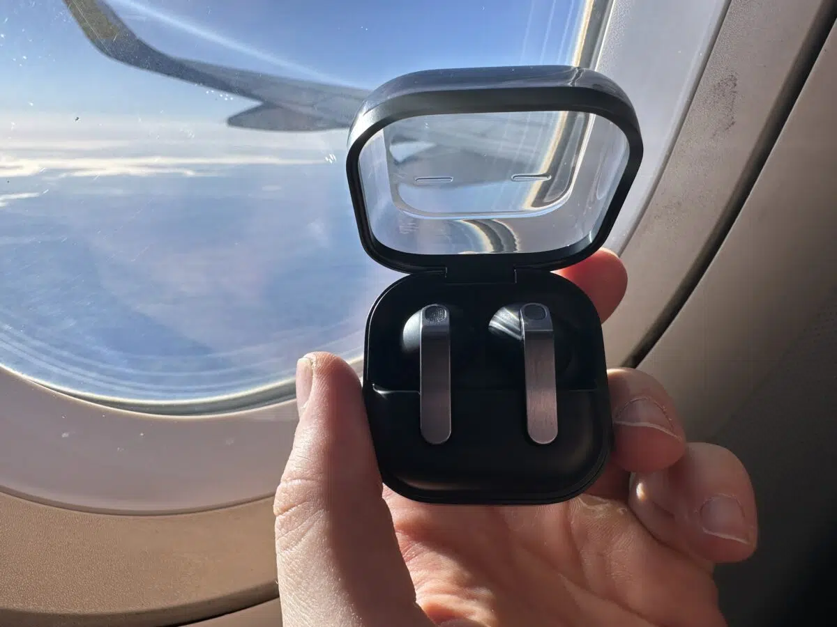 Samsung Galaxy Buds4 Pro ANC Test Flugzeug