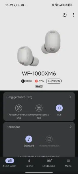 Sony WF 1000XM6 Startseite Sony WF 1000XM6 Startseite