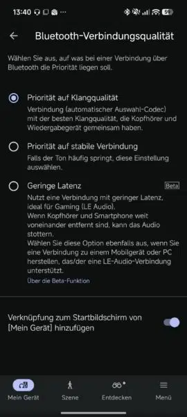 Sony WF 1000XM6 Verbindung Sony WF 1000XM6 Verbindung