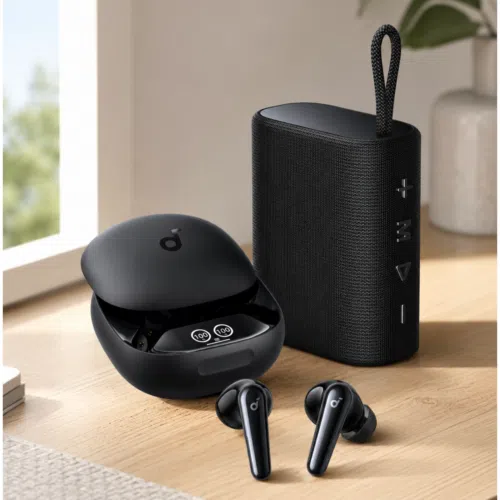 Soundcore Liberty 4 Pro und Maginon Lautsprecher Soundcore Liberty 4 Pro und Maginon Lautsprecher