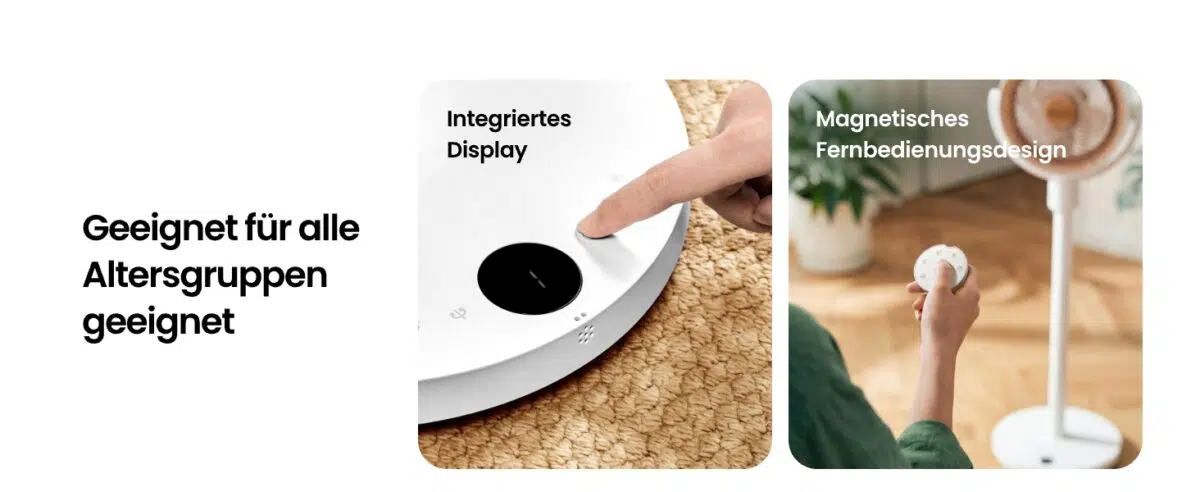 SwitchBot Ventilator Bedienung