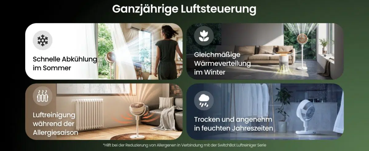 SwitchBot Ventilator Benefits