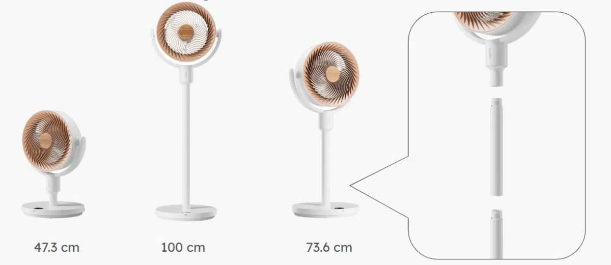 SwitchBot Ventilator Groessenverstellung