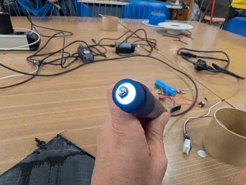 Ultraschall Cutter Hands On LED Ring