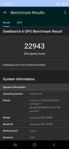 samsung galaxy s26 ultra geekbench gpu samsung galaxy s26 ultra geekbench gpu